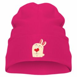 Детская шапка Rabbit with heart - PrintSalon