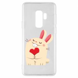 Чехол для Samsung S9+ Rabbit with heart - PrintSalon