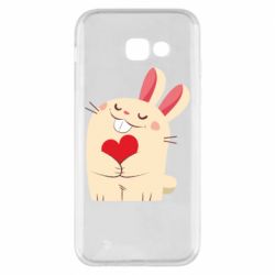 Чехол для Samsung A5 2017 Rabbit with heart - PrintSalon