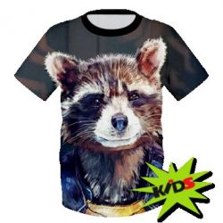Детская 3D футболка Raccoon