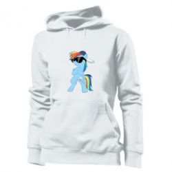 Женское худи Rainbow Dash Cool - PrintSalon