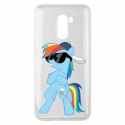 Чехол для Xiaomi Pocophone F1 Rainbow Dash Cool - PrintSalon