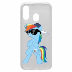 Чехол для Samsung A40 Rainbow Dash Cool - PrintSalon