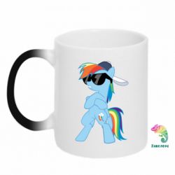 Чашка-хамелеон Rainbow Dash Cool