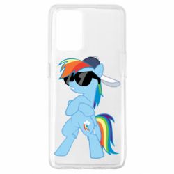 Чехол для Oppo A74 4G Rainbow Dash Cool - PrintSalon