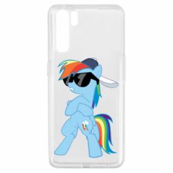 Чехол для Oppo A91/Reno3 Rainbow Dash Cool - PrintSalon