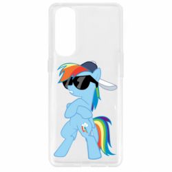 Чехол для Oppo Reno 4 Pro Rainbow Dash Cool - PrintSalon