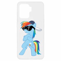 Чехол для Oppo Reno 5 Lite Rainbow Dash Cool - PrintSalon