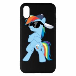 Чехол для iPhone X/Xs Rainbow Dash Cool - PrintSalon