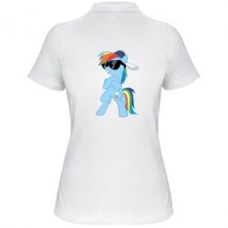 Женское поло Rainbow Dash Cool - PrintSalon