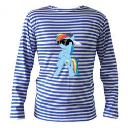 Тельняшка с длинным рукавом Rainbow Dash Cool - PrintSalon