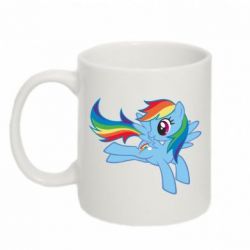 Чашка 320ml Rainbow Dash run