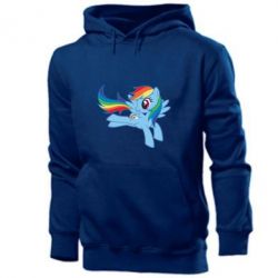 Мужское худи Rainbow Dash run - PrintSalon