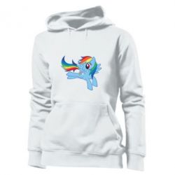 Женское худи Rainbow Dash run - PrintSalon