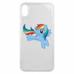 Чехол для iPhone Xs Max Rainbow Dash run - PrintSalon