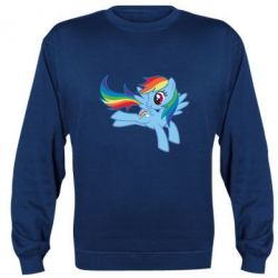 Cвитшот Rainbow Dash run - PrintSalon