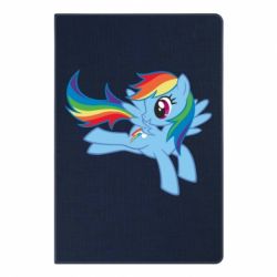 Блокнот с принто Rainbow Dash run - PrintSalon