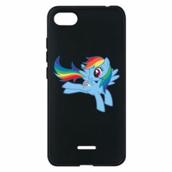 Чехол для Xiaomi Redmi 6A Rainbow Dash run - PrintSalon