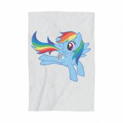 Полотенце с принтом Rainbow Dash run - PrintSalon