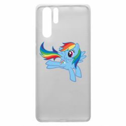Чехол для Huawei P30 Pro Rainbow Dash run - PrintSalon