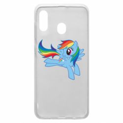 Чехол для Samsung A30 Rainbow Dash run - PrintSalon