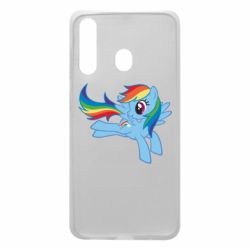Чохол для Samsung A60 Rainbow Dash run-PrintSalon Чохол для Samsung A60 Rainbow Dash run