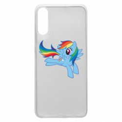 Чехол для Samsung A70 Rainbow Dash run - PrintSalon