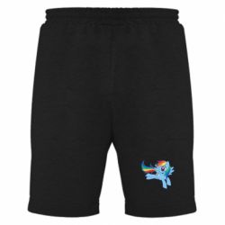 Мужские шорты Rainbow Dash run - PrintSalon