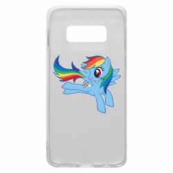 Чехол для Samsung S10e Rainbow Dash run - PrintSalon