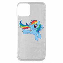 Чехол для iPhone 11 Rainbow Dash run - PrintSalon