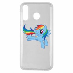 Чехол для Samsung M30 Rainbow Dash run - PrintSalon