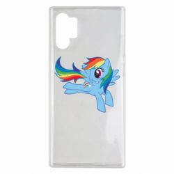 Чехол для Samsung Note 10 Plus Rainbow Dash run - PrintSalon