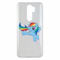 Чехол для Xiaomi Redmi Note 8 Pro Rainbow Dash run - PrintSalon