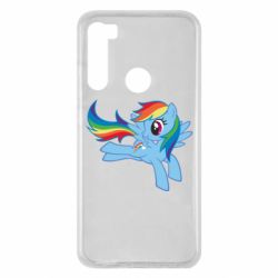 Чехол для Xiaomi Redmi Note 8 Rainbow Dash run - PrintSalon