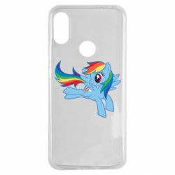 Чехол для Xiaomi Redmi Note 7 Rainbow Dash run - PrintSalon