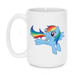 Чашка 420ml Rainbow Dash run - PrintSalon