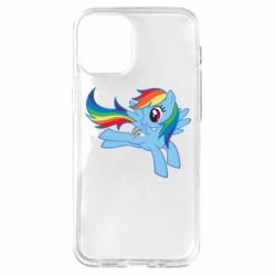 Чехол для iPhone 12 mini Rainbow Dash run - PrintSalon