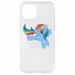 Чехол для iPhone 12 Pro Max Rainbow Dash run - PrintSalon