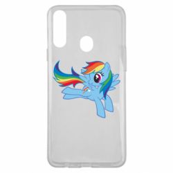 Чехол для Samsung A20s Rainbow Dash run - PrintSalon