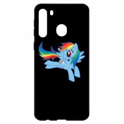 Чехол для Samsung A21 Rainbow Dash run - PrintSalon