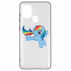 Чехол для Samsung A21s Rainbow Dash run - PrintSalon