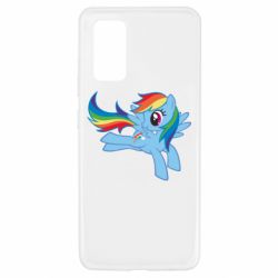 Чехол для Samsung A32 4G Rainbow Dash run - PrintSalon