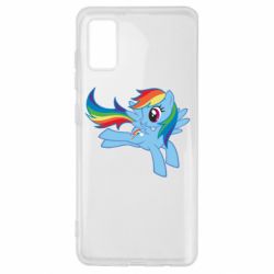 Чехол для Samsung A41 Rainbow Dash run