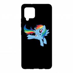 Чехол для Samsung A42 5G Rainbow Dash run - PrintSalon