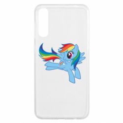 Чехол для Samsung A50 Rainbow Dash run - PrintSalon