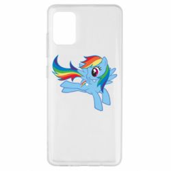 Чехол для Samsung A51 Rainbow Dash run - PrintSalon