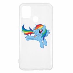 Чехол для Samsung M31 Rainbow Dash run - PrintSalon