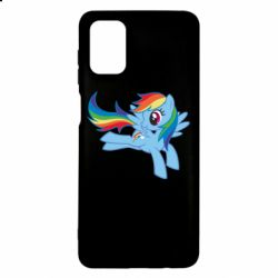 Чехол для Samsung M51 Rainbow Dash run - PrintSalon