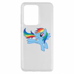 Чехол для Samsung S20 Ultra Rainbow Dash run - PrintSalon