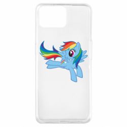 Чехол для Oppo A73 Rainbow Dash run - PrintSalon